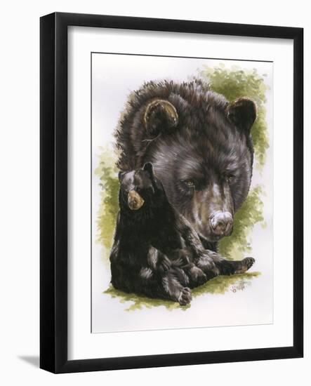 Ebony-Barbara Keith-Framed Giclee Print