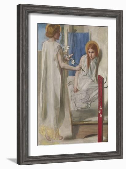 Ecce Ancilla Domini! (The Annunciation)-Dante Gabriel Rossetti-Framed Giclee Print