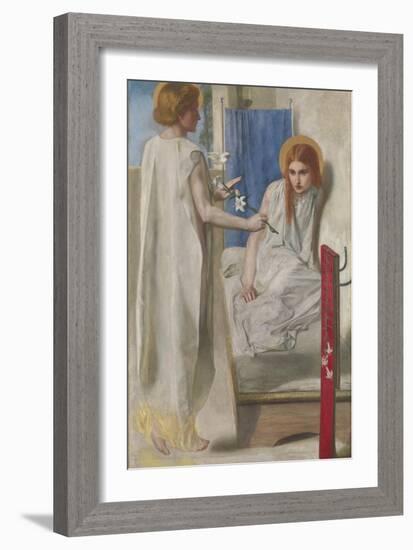 Ecce Ancilla Domini! (The Annunciation)-Dante Gabriel Rossetti-Framed Giclee Print