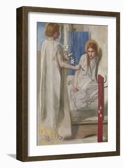 Ecce Ancilla Domini! (The Annunciation)-Dante Gabriel Rossetti-Framed Giclee Print