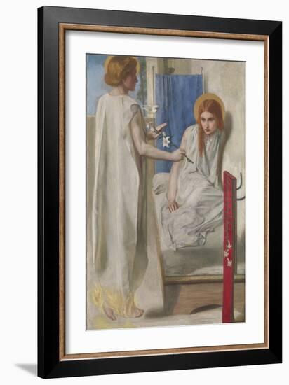 Ecce Ancilla Domini! (The Annunciation)-Dante Gabriel Rossetti-Framed Giclee Print