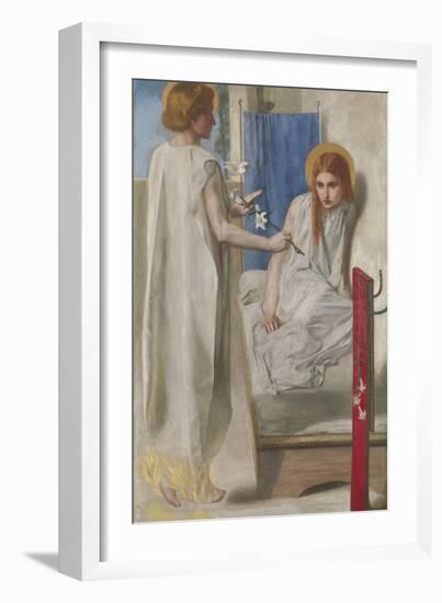 Ecce Ancilla Domini! (The Annunciation)-Dante Gabriel Rossetti-Framed Giclee Print