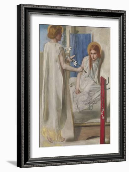Ecce Ancilla Domini! (The Annunciation)-Dante Gabriel Rossetti-Framed Giclee Print
