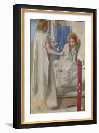 Ecce Ancilla Domini! (The Annunciation)-Dante Gabriel Rossetti-Framed Giclee Print