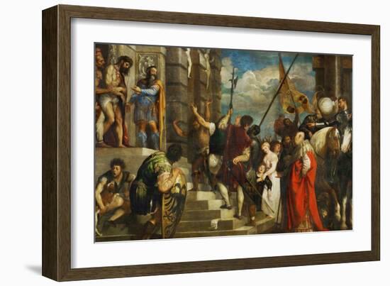 Ecce Homo, 1543-Titian (Tiziano Vecelli)-Framed Giclee Print