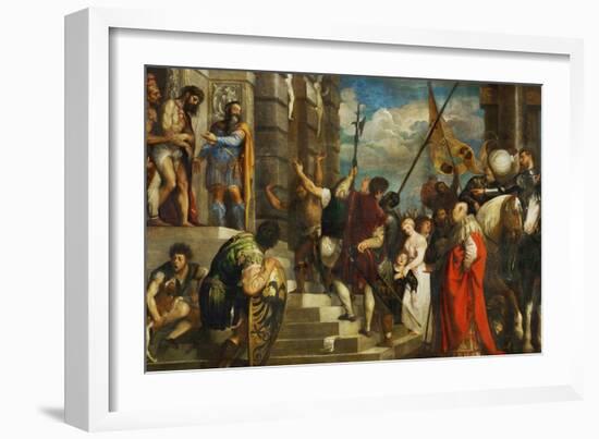 Ecce Homo, 1543-Titian (Tiziano Vecelli)-Framed Giclee Print