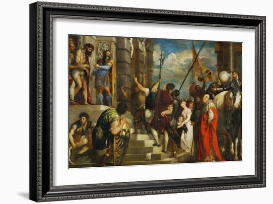 Ecce Homo, 1543-Titian (Tiziano Vecelli)-Framed Giclee Print