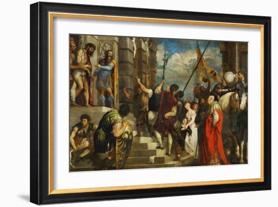 Ecce Homo, 1543-Titian (Tiziano Vecelli)-Framed Giclee Print