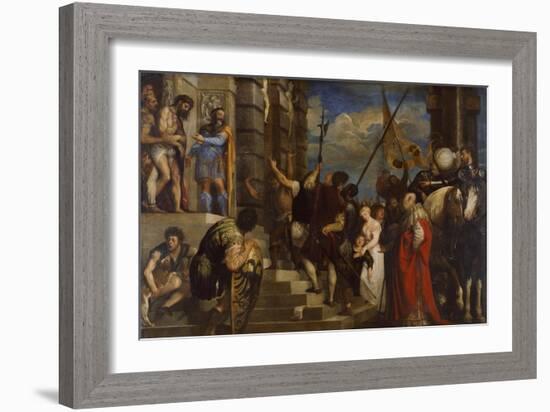 Ecce Homo, 1543-Titian (Tiziano Vecelli)-Framed Giclee Print