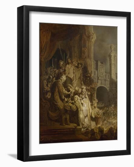 Ecce Homo, 1634-Rembrandt van Rijn-Framed Giclee Print