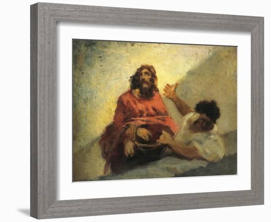 Ecce Homo, 1878-1879-Gaetano Previati-Framed Giclee Print