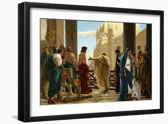 Ecce Homo, after painting by Antonio Ciseri -Bible-Antonio Ciseri-Framed Giclee Print