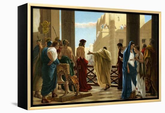 Ecce Homo, after painting by Antonio Ciseri -Bible-Antonio Ciseri-Framed Premier Image Canvas