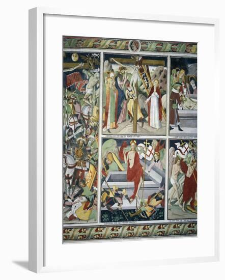 Ecce Homo and Jesus Carrying Cross-Giovanni Canavesio-Framed Giclee Print