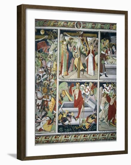 Ecce Homo and Jesus Carrying Cross-Giovanni Canavesio-Framed Giclee Print