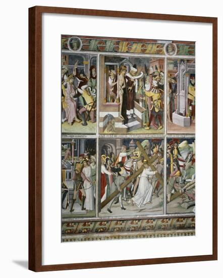 Ecce Homo and Jesus Carrying Cross-Giovanni Canavesio-Framed Giclee Print