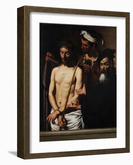 Ecce Homo, C. 1605-Caravaggio-Framed Giclee Print