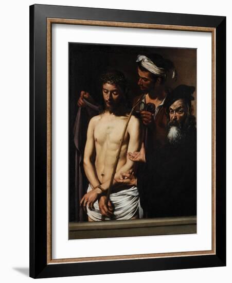 Ecce Homo, C. 1605-Caravaggio-Framed Giclee Print