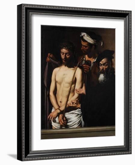 Ecce Homo, C. 1605-Caravaggio-Framed Giclee Print