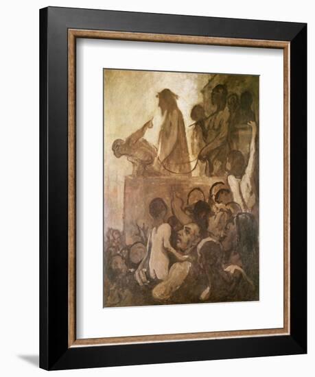 Ecce Homo, circa 1848-52-Honore Daumier-Framed Giclee Print