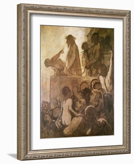 Ecce Homo, circa 1848-52-Honore Daumier-Framed Giclee Print