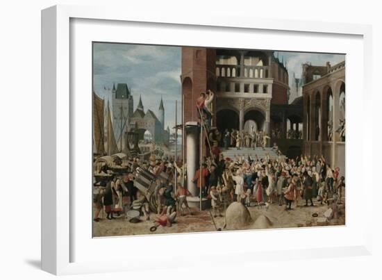 Ecce Homo Pilate Shows Christ to the People-Brunswijkse Monogrammist-Framed Art Print