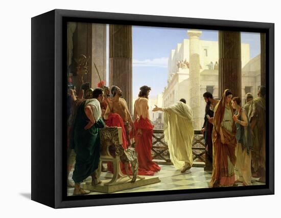 Ecce Homo-Antonio Ciseri-Framed Premier Image Canvas