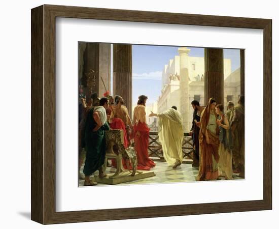 Ecce Homo-Antonio Ciseri-Framed Premium Giclee Print