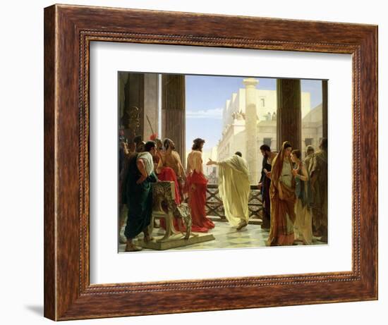 Ecce Homo-Antonio Ciseri-Framed Premium Giclee Print