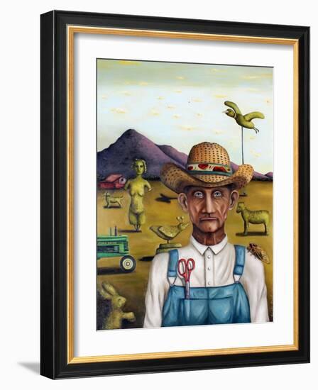 Eccentric Farmer 1-Leah Saulnier-Framed Giclee Print