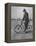 Eccentric Square-Wheeled Bicycle-Wallace Kirkland-Framed Premier Image Canvas