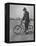Eccentric Square-Wheeled Bicycle-Wallace Kirkland-Framed Premier Image Canvas