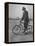 Eccentric Square-Wheeled Bicycle-Wallace Kirkland-Framed Premier Image Canvas