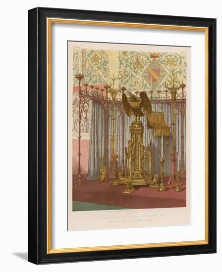 Ecclesiastical Work in Brass Etc by Messrs Hardman and Co, Birmingham and London-null-Framed Giclee Print