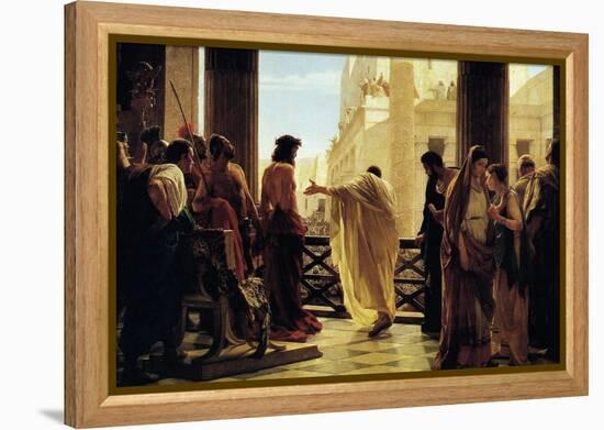 Ecco Homo-Antonio Ciseri-Framed Stretched Canvas