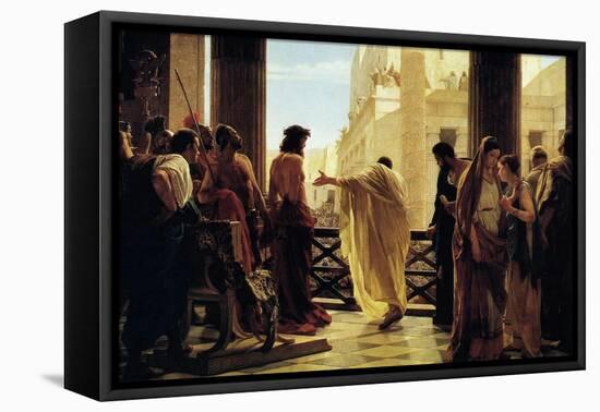 Ecco Homo-Antonio Ciseri-Framed Stretched Canvas