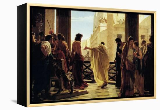 Ecco Homo-Antonio Ciseri-Framed Stretched Canvas