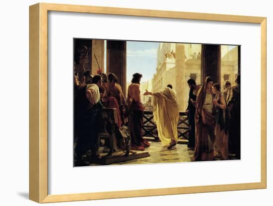 Ecco Homo-Antonio Ciseri-Framed Art Print