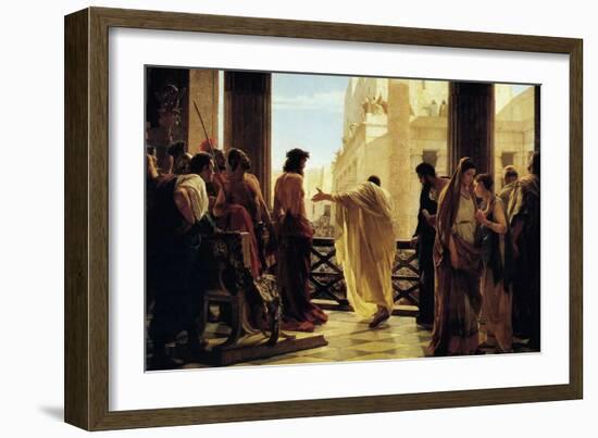 Ecco Homo-Antonio Ciseri-Framed Art Print