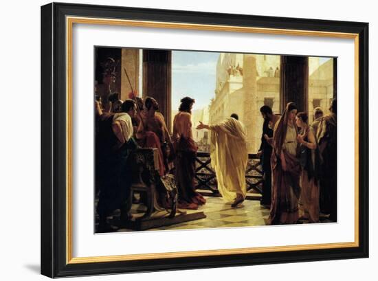 Ecco Homo-Antonio Ciseri-Framed Art Print