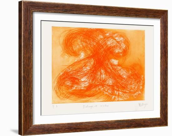 Echangeurs de Matin-Jean Messagier-Framed Limited Edition