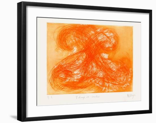 Echangeurs de Matin-Jean Messagier-Framed Limited Edition