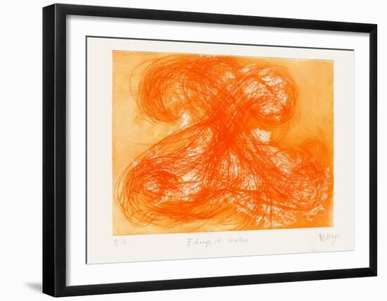 Echangeurs de Matin-Jean Messagier-Framed Limited Edition