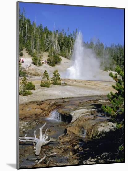 Echinus Geyser, Erupts Every Hour, Norris Basin, Yellowstone National Park, Wyoming, USA-Anthony Waltham-Mounted Photographic Print