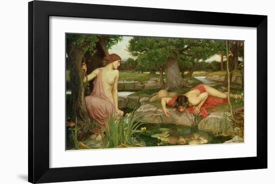 Echo and Narcissus, 1903-John William Waterhouse-Framed Giclee Print