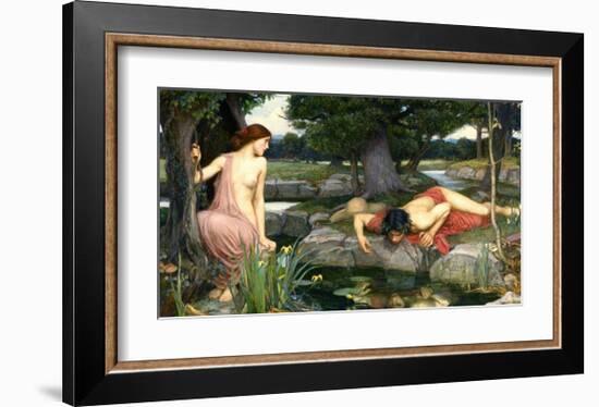 Echo and Narcissus, 1903-John William Waterhouse-Framed Art Print