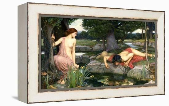 Echo and Narcissus, 1903-John William Waterhouse-Framed Stretched Canvas