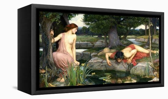 Echo and Narcissus, 1903-John William Waterhouse-Framed Stretched Canvas