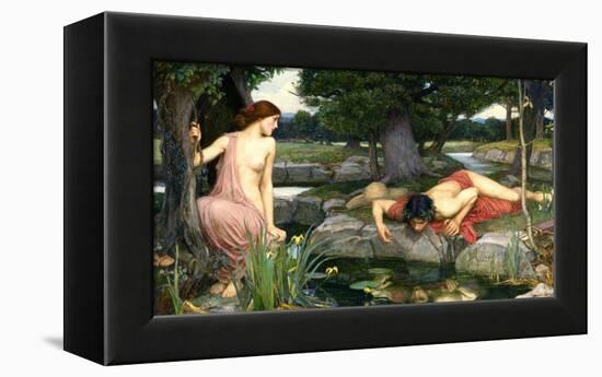 Echo and Narcissus, 1903-John William Waterhouse-Framed Stretched Canvas