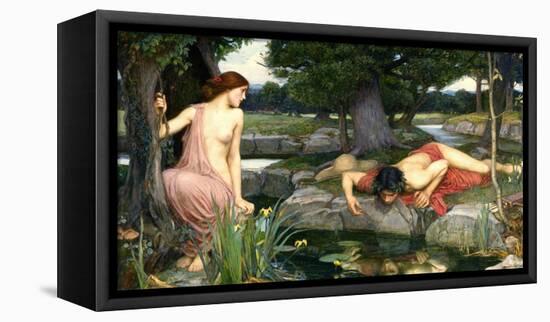 Echo and Narcissus, 1903-John William Waterhouse-Framed Stretched Canvas